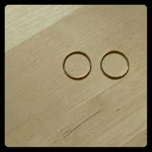 14K Gold Filled Sterling Silver Rings